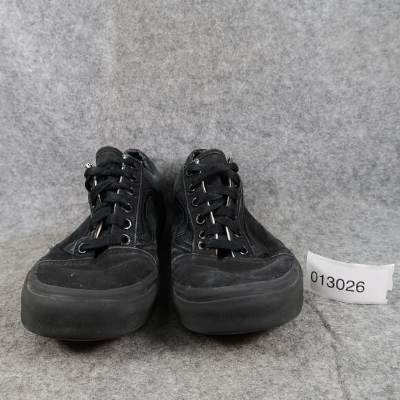 Vans Shoes Womens 7 Sneakers Old Skool Casual Skate Canvas Black Trainer Lace Up - Picture 3 of 12